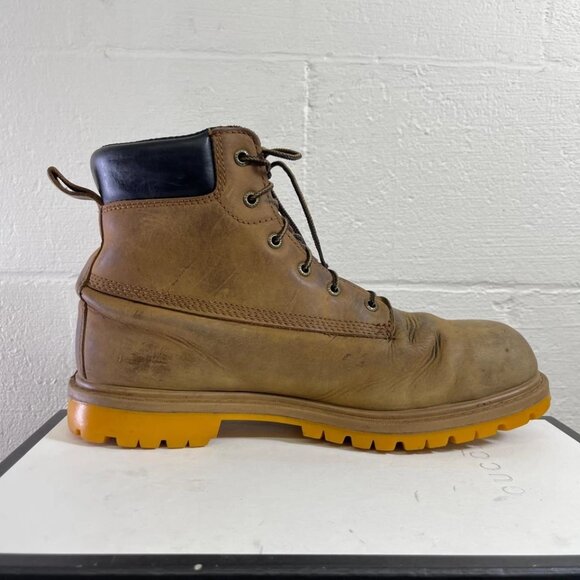 Red Wing Irish Setter 83614 Brown Leather Safety Toe Work Boots Men's Size 10 US - Picture 2 of 11